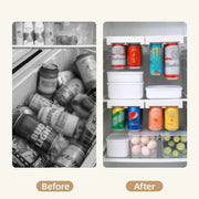 Refrigerator Hanging Drink Organizer Can Holder for Space Saving Kitchen Storage V528-STORAGE-RACK-571669
