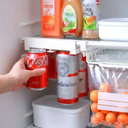 Refrigerator Hanging Drink Organizer Can Holder for Space Saving Kitchen Storage V528-STORAGE-RACK-571669