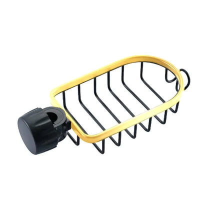 Adjustable Faucet Sink Shelf Drainage Rack Kitchen Storage Organizer for Home V528-STORAGE-SHELF-BLACK-GOLD-892956