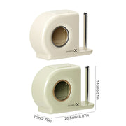 Wall Mounted Kitchen Storage Rack for Plastic Bags Rags Film Organizer Box Use - White V528-STORAGE-WHITE-241509