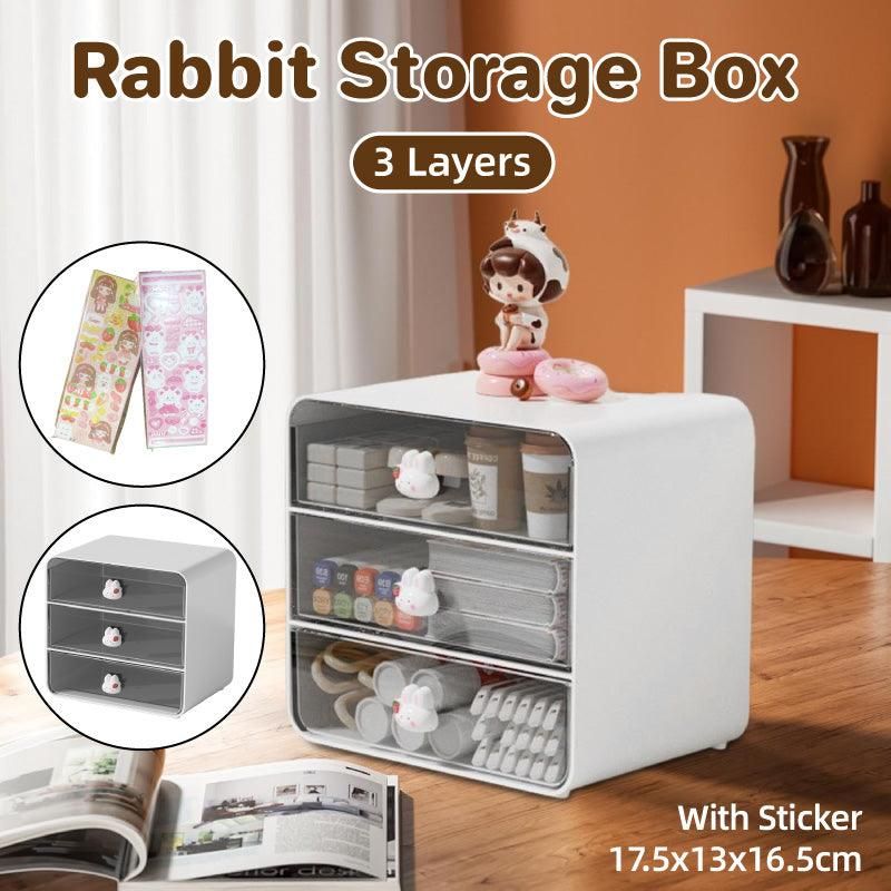 3 Tier Desktop Organizer Drawer Shelf for Office and Home Storage Supplies V528-STORAGE-WHITE-528061