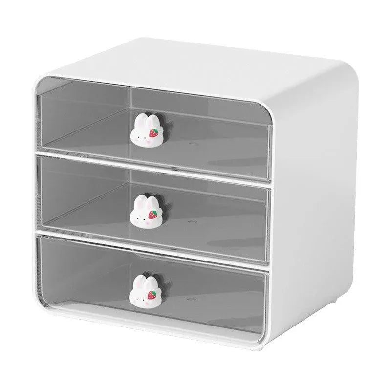 3 Tier Desktop Organizer Drawer Shelf for Office and Home Storage Supplies V528-STORAGE-WHITE-528061