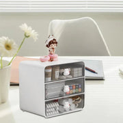 3 Tier Desktop Organizer Drawer Shelf for Office and Home Storage Supplies V528-STORAGE-WHITE-528061