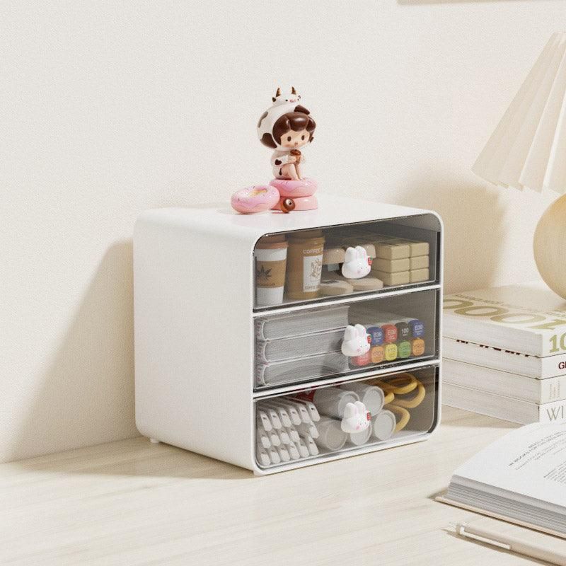 3 Tier Desktop Organizer Drawer Shelf for Office and Home Storage Supplies V528-STORAGE-WHITE-528061