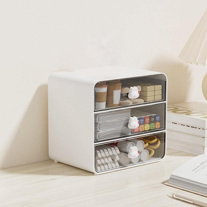 3 Tier Desktop Organizer Drawer Shelf for Office and Home Storage Supplies V528-STORAGE-WHITE-528061