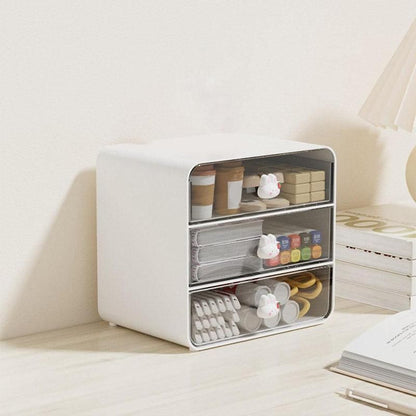 3 Tier Desktop Organizer Drawer Shelf for Office and Home Storage Supplies V528-STORAGE-WHITE-528061
