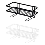 Storage Rack 1Tier Space Saver Over The Toilet Steel Bathroom Shelf Organizer - White V528-STORAGE-WHITE-768330
