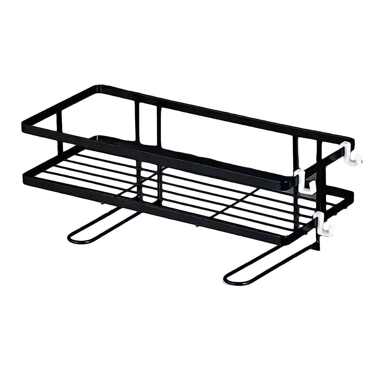 Storage Rack 1Tier Space Saver Over The Toilet Steel Bathroom Shelf Organizer - White V528-STORAGE-WHITE-768330