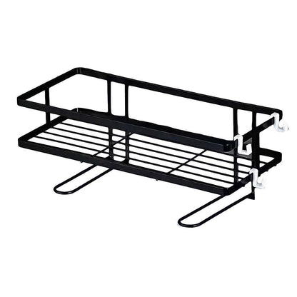 Storage Rack 1Tier Space Saver Over The Toilet Steel Bathroom Shelf Organizer - White V528-STORAGE-WHITE-768330