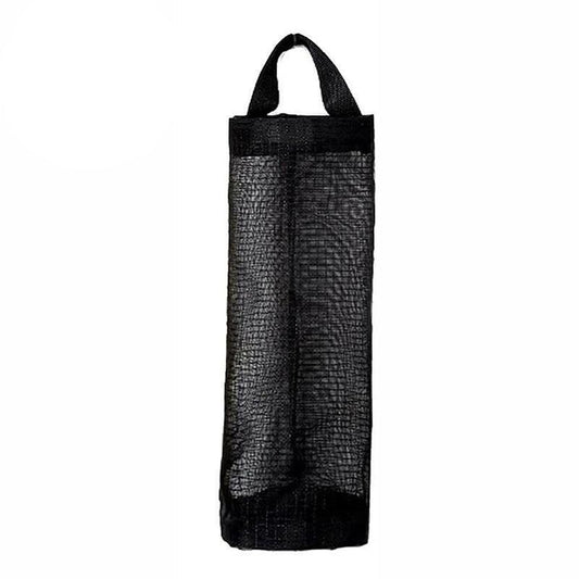Hanging Mesh Bag Organizer Dispenser for Plastic or Trash Bags Storage Holder - Black V528-STORAGEBAG-BLACK-45278