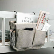 Hanging Bedside Storage Caddy with Pockets for Bunk Bed Dorm Couch Organizing - Pink V528-STORAGEBAG-CLOUDMASS-017892