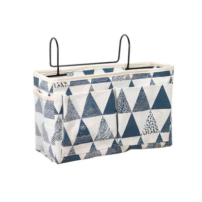 Hanging Bedside Storage Caddy with Pockets for Bunk Bed Dorm Couch Organizing - Pink V528-STORAGEBAG-CLOUDMASS-017892
