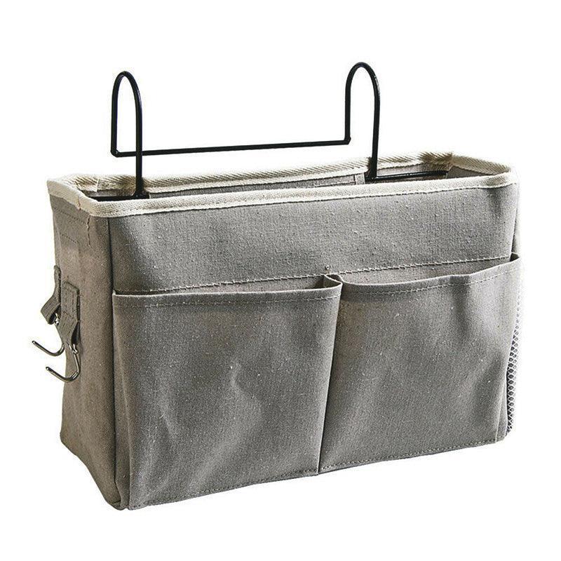 Hanging Bedside Storage Caddy with Pockets for Bunk Bed Dorm Couch Organizing - Pink V528-STORAGEBAG-CLOUDMASS-017892