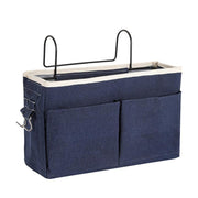 Hanging Bedside Storage Caddy with Pockets for Bunk Bed Dorm Couch Organizing - Pink V528-STORAGEBAG-CLOUDMASS-017892