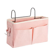 Hanging Bedside Storage Caddy with Pockets for Bunk Bed Dorm Couch Organizing - Pink V528-STORAGEBAG-CLOUDMASS-017892