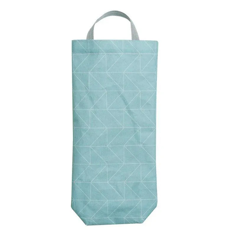 Plastic Bag Bags Hanger Organizer Storage Kitchen Trash Garbage Dispenser Holder - Green V528-STORAGEBAG-GREEN-013170