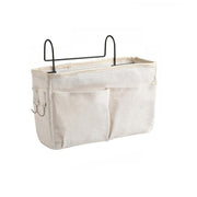 Hanging Bedside Storage Caddy with Pockets for Bunk Bed Dorm Couch Organizing - Light Green V528-STORAGEBAG-GREEN-807847
