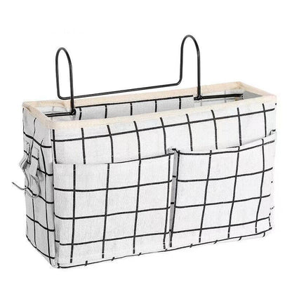 Hanging Bedside Storage Caddy with Pockets for Bunk Bed Dorm Couch Organizing - Light Green V528-STORAGEBAG-GREEN-807847