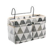 Hanging Bedside Storage Caddy with Pockets for Bunk Bed Dorm Couch Organizing - Light Green V528-STORAGEBAG-GREEN-807847