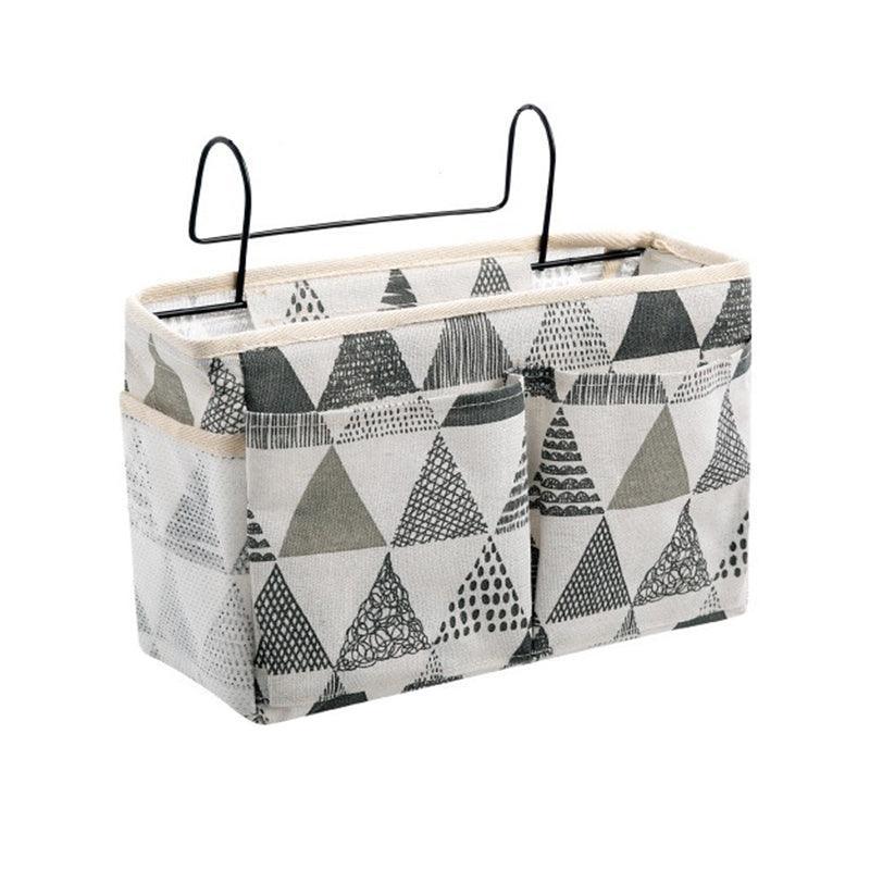 Hanging Bedside Storage Caddy with Pockets for Bunk Bed Dorm Couch Organizing - Light Green V528-STORAGEBAG-GREEN-807847