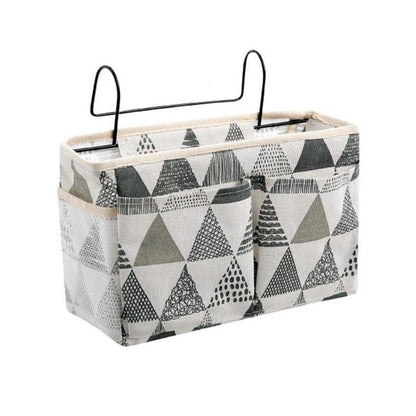 Hanging Bedside Storage Caddy with Pockets for Bunk Bed Dorm Couch Organizing - Light Green V528-STORAGEBAG-GREEN-807847