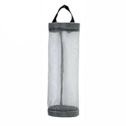 Hanging Mesh Bag Organizer Dispenser for Plastic or Trash Bags Storage Holder - Grey V528-STORAGEBAG-GREY-67105