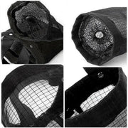 Hanging Mesh Bag Organizer Dispenser for Plastic or Trash Bags Storage Holder - Grey V528-STORAGEBAG-GREY-67105