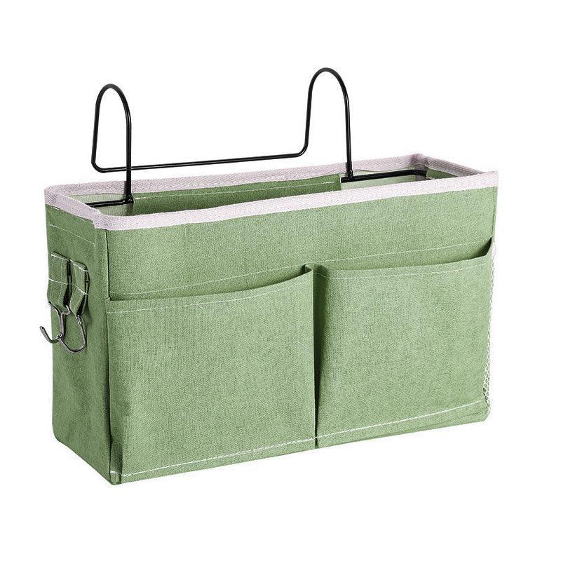 Hanging Bedside Storage Caddy with Pockets for Bunk Bed Dorm Couch Organizing - Grey V528-STORAGEBAG-LIGHTGREY-664555