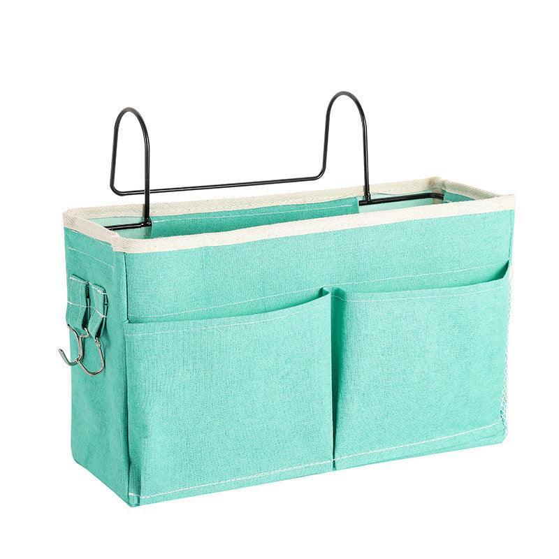 Hanging Bedside Storage Caddy with Pockets for Bunk Bed Dorm Couch Organizing - Grey V528-STORAGEBAG-LIGHTGREY-664555
