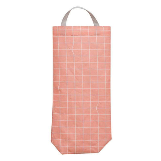 Plastic Bag Bags Hanger Organizer Storage Kitchen Trash Garbage Dispenser Holder - Red V528-STORAGEBAG-RED-012450