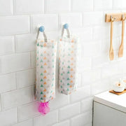 Plastic Bag Bags Hanger Organizer Storage Kitchen Trash Garbage Dispenser Holder - Triangle V528-STORAGEBAG-TRIANGLE-54766