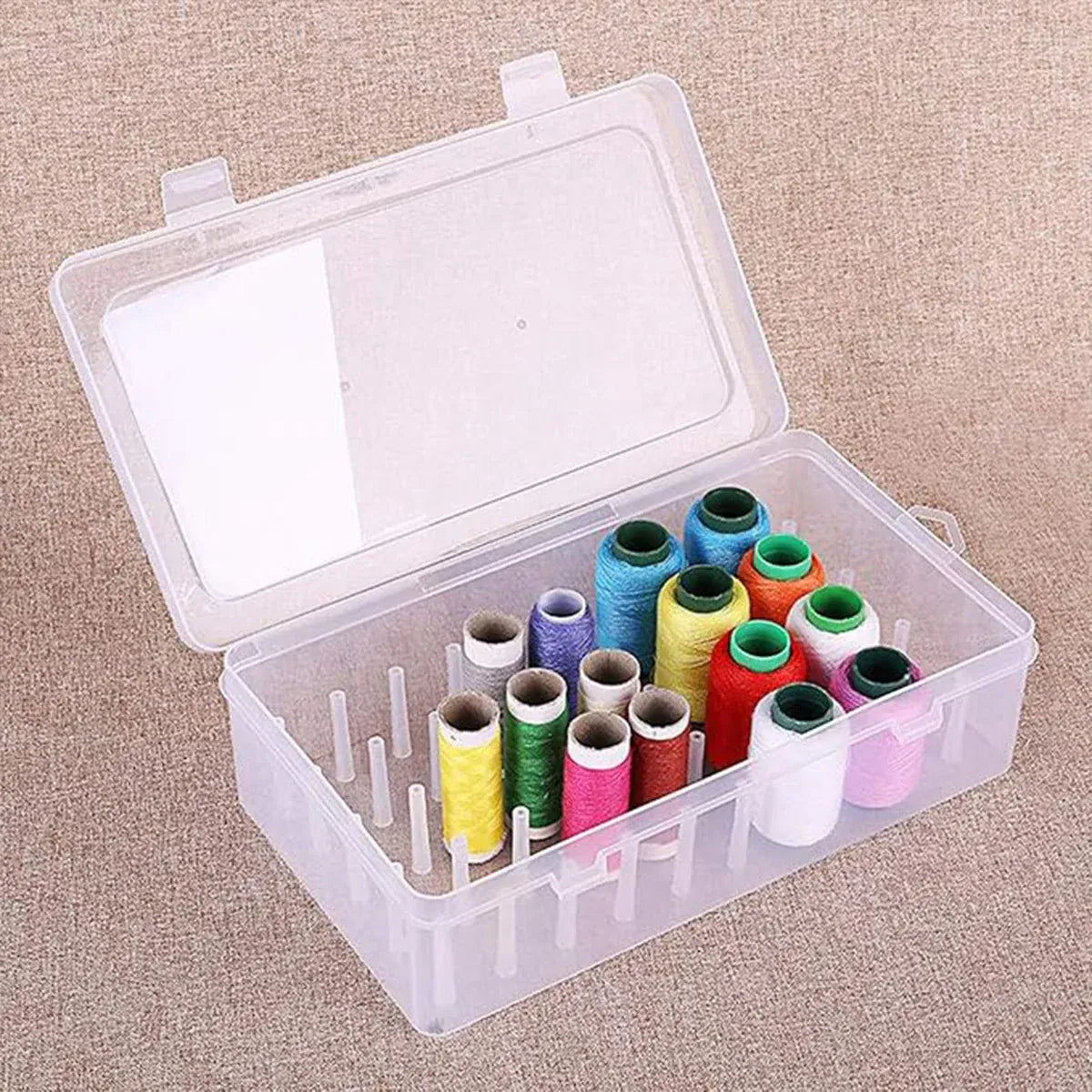 42 Spool Sewing Thread Storage Box Embroidery Bobbin Case Holder Organizer V528-STORAGEBO-14255