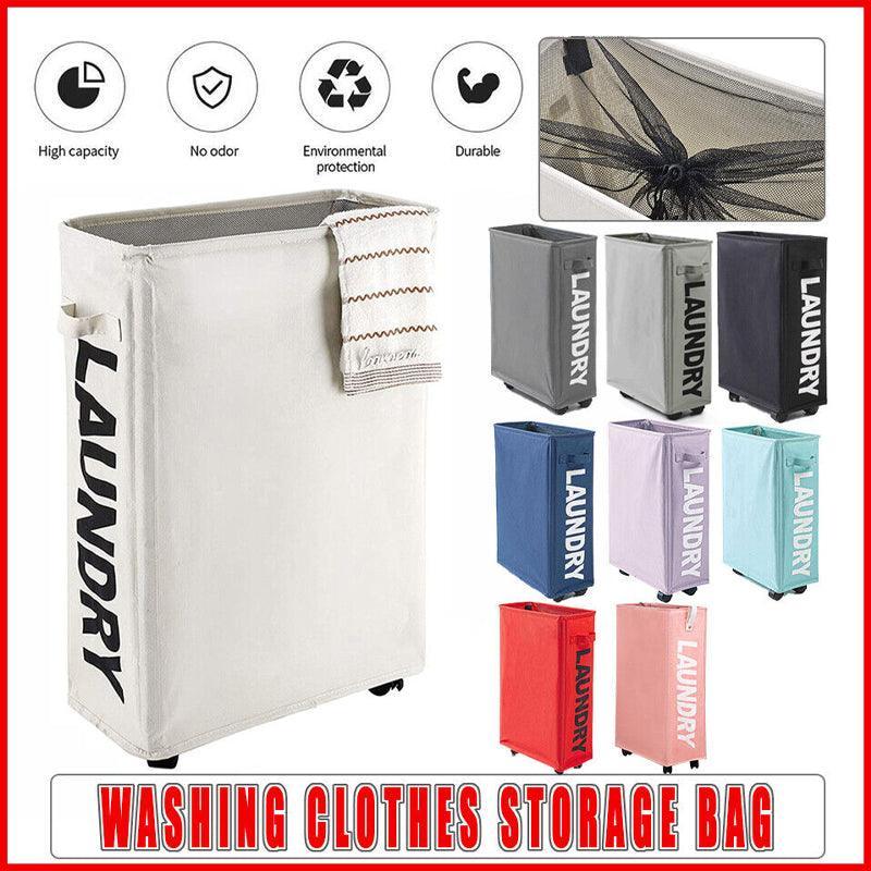 Large Foldable Laundry Washing Clothes Storage Bag Hamper Basket Bin Organiser - Black V528-STORAGEBO-BLACK-055420