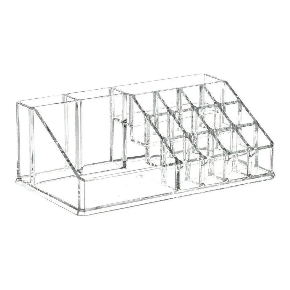 Desktop Transparent Storage Organizer Box Multi-Compartment Display Rack Holder - 16 grids V528-STORAGEBOX-16-933258