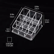 Desktop Transparent Storage Organizer Box Multi-Compartment Display Rack Holder - 16 grids V528-STORAGEBOX-16-933258