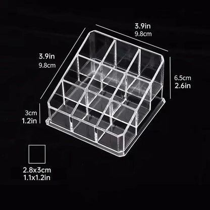 Desktop Transparent Storage Organizer Box Multi-Compartment Display Rack Holder - 16 grids V528-STORAGEBOX-16-933258