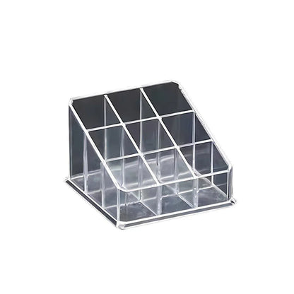 Desktop Transparent Storage Organizer Box Multi-Compartment Display Rack Holder - 9 grids V528-STORAGEBOX-9-126927