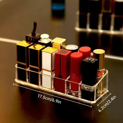 Desktop Transparent Storage Organizer Box Multi-Compartment Display Rack Holder - 9 grids V528-STORAGEBOX-9-126927