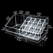 Desktop Transparent Storage Organizer Box Multi-Compartment Display Rack Holder - 9 grids V528-STORAGEBOX-9-126927