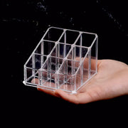 Desktop Transparent Storage Organizer Box Multi-Compartment Display Rack Holder - 9 grids V528-STORAGEBOX-9-126927