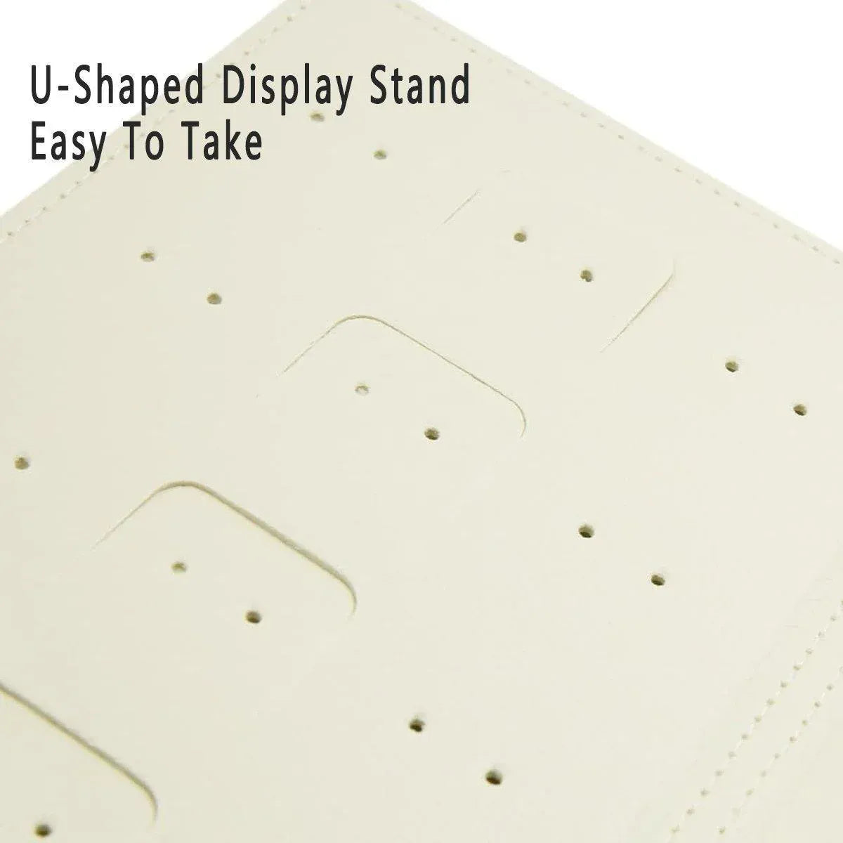 Large Capacity Jewelry Storage Book for Earrings Home Organizer Small Size Box - Black V528-STORE-BOOKS-BLACK-582556