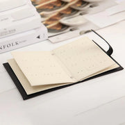 Large Capacity Jewelry Storage Book for Earrings Home Organizer Small Size Box - Black V528-STORE-BOOKS-BLACK-582556
