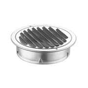 Stainless Steel Exhaust Fan Vent Outlet Flat Hood for Bathroom Kitchen Outlet - 150mm