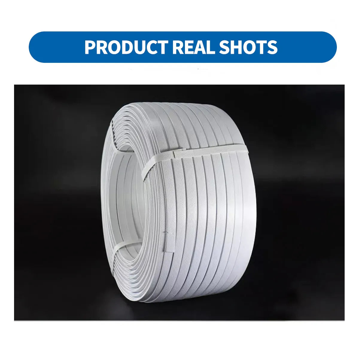 Packing Strap Roll 15MM Heavy Duty Binding Band Plastic Strapping for Packaging - Blue V528-STRAP-BLUE-1ROLL-920285