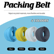 Packing Strap Roll 15MM Heavy Duty Binding Band Plastic Strapping for Packaging - Blue V528-STRAP-BLUE-1ROLL-920285