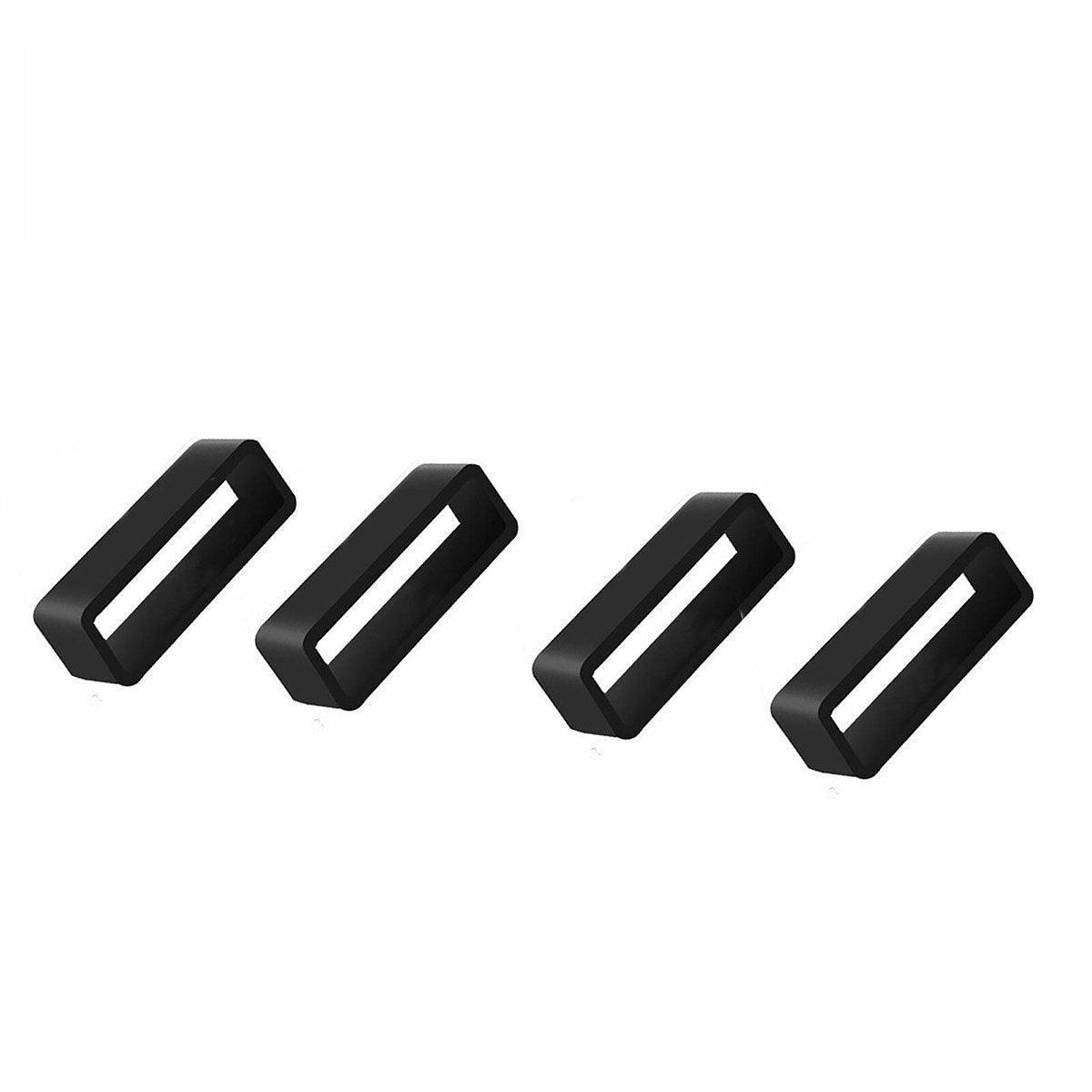 4/8pcs Watch Silicone Gel Ring Bracelet Rubber Bands for Men Women Fashion - 20mm-4pcs V528-STRAP-CLASP-20MM-4PCS-154899