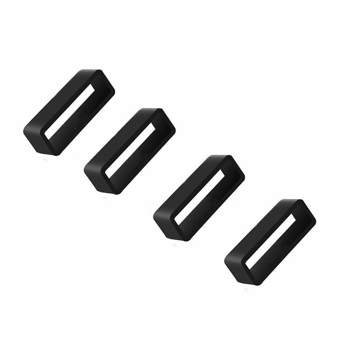 4/8pcs Watch Silicone Gel Ring Bracelet Rubber Bands for Men Women Fashion - 20mm-4pcs V528-STRAP-CLASP-20MM-4PCS-154899