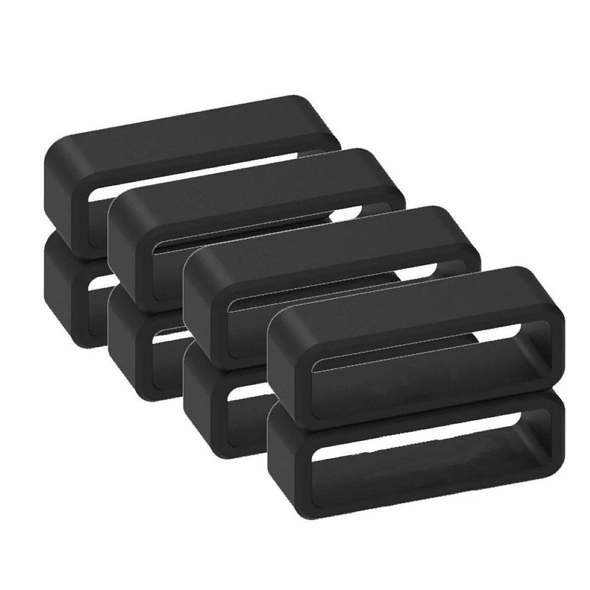 4/8pcs Watch Silicone Gel Ring Bracelet Rubber Bands for Men Women Fashion - 20mm-4pcs V528-STRAP-CLASP-20MM-4PCS-154899