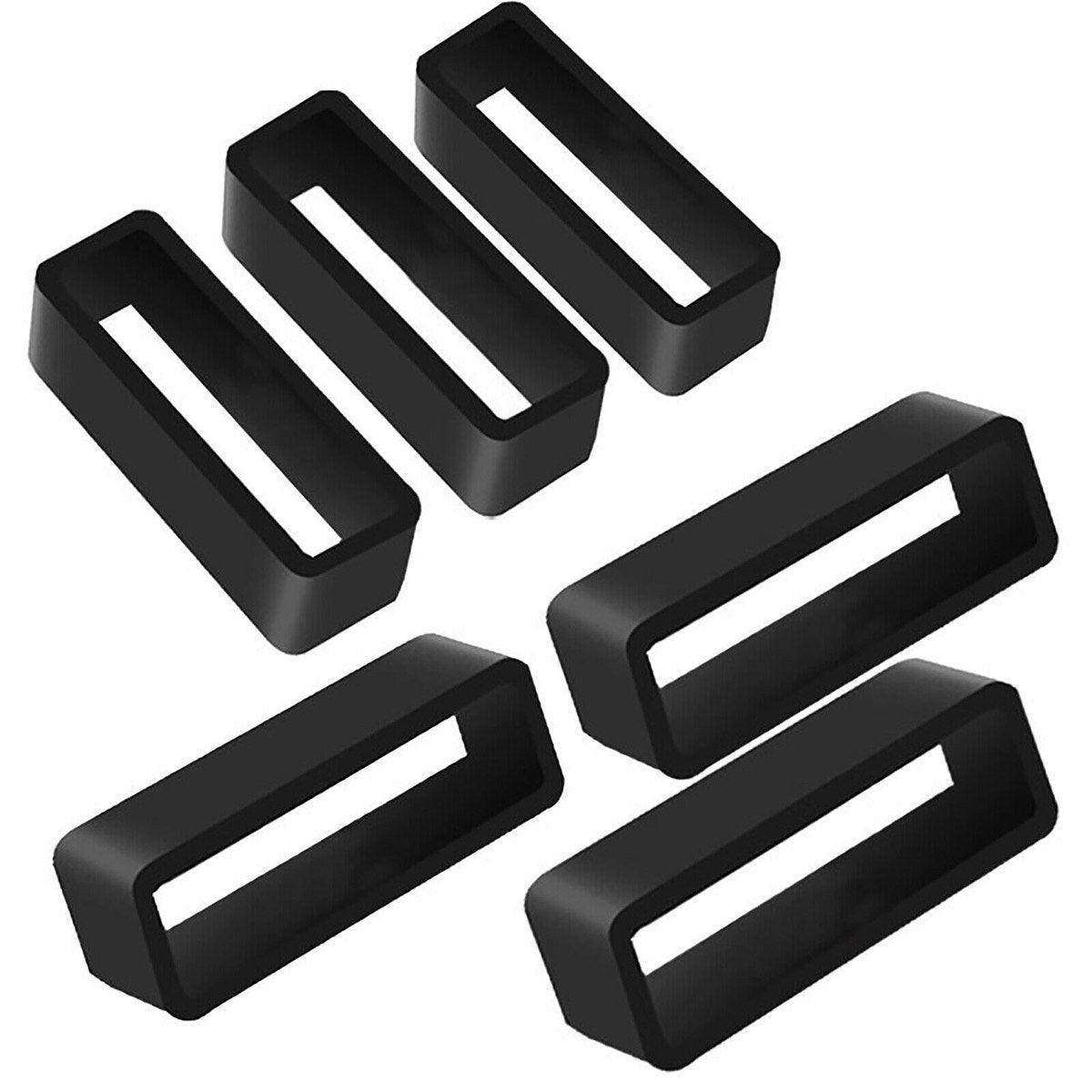 4/8pcs Watch Silicone Gel Ring Bracelet Rubber Bands for Men Women Fashion - 22mm-8pcs V528-STRAP-CLASP-22MM-8PCS-944009