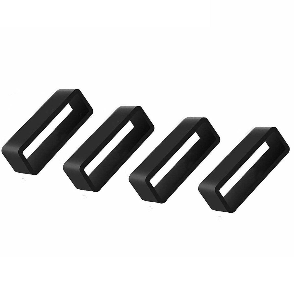 4/8pcs Watch Silicone Gel Ring Bracelet Rubber Bands for Men Women Fashion - 24mm-4pcs V528-STRAP-CLASP-24MM-4PCS-309461